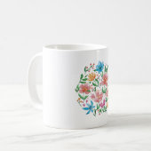 Wilde bloemen koffiemok (Voorkant links)