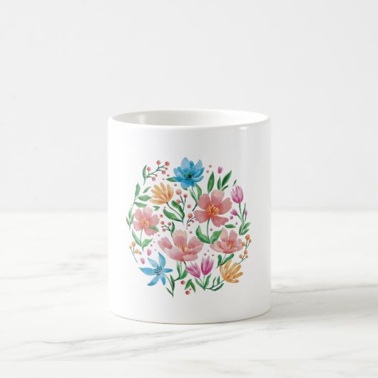 Wilde bloemen koffiemok (Center)