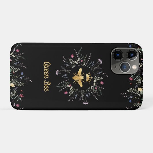 wilde bloemen koningin bij Case-Mate iPhone case (Achterkant (horizontaal))