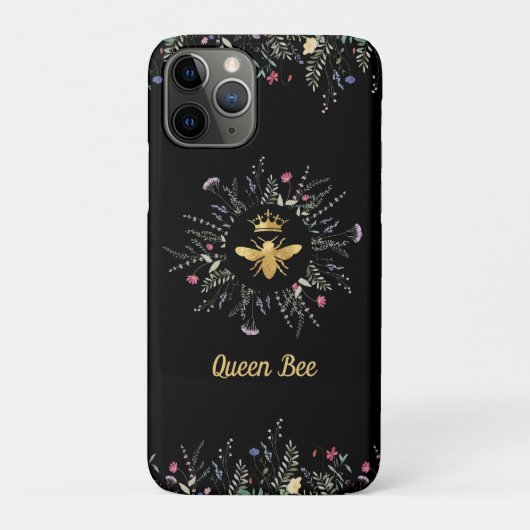 wilde bloemen koningin bij Case-Mate iPhone case (Achterkant)