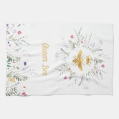 wilde bloemen koningin bij theedoek (Horizontaal)