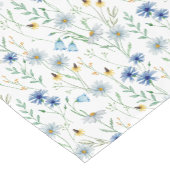 Wilde bloemen korte tafelloper (Hoek)