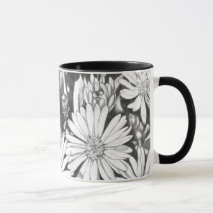 Wilde bloemen Kunst Coffee Cup Honingbijen en bloe Mok