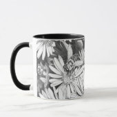Wilde bloemen Kunst Coffee Cup Honingbijen en bloe Mok (Links)