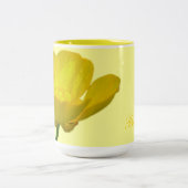 Wilde bloemen Kunst Koffiebeker Botercup Tweekleurige Koffiemok (Center)