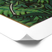 Wilde bloemen Kunst Poster Foxglove Flowers Painti (Hoek)