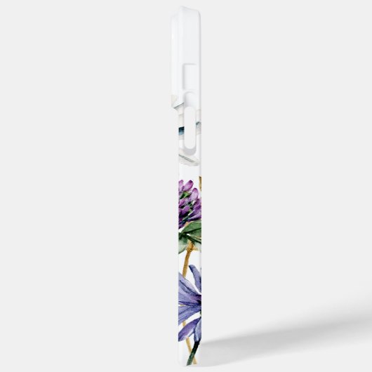 Wilde bloemen Ladybug en Butterfly Signature Case-Mate iPhone Case (Achterkant / Links)