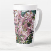 Wilde bloemen latte mok (Rechterhoek)