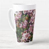 Wilde bloemen latte mok (Linkerhoek)