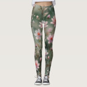 wilde bloemen leggings (Voorkant)