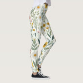Wilde bloemen leggings (Rechts)