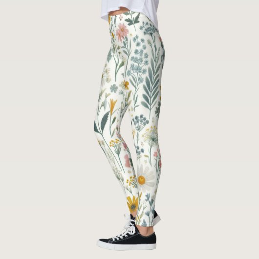 Wilde bloemen leggings (Links)