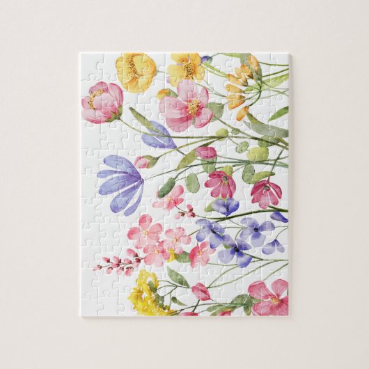 wilde bloemen legpuzzel (Verticaal)