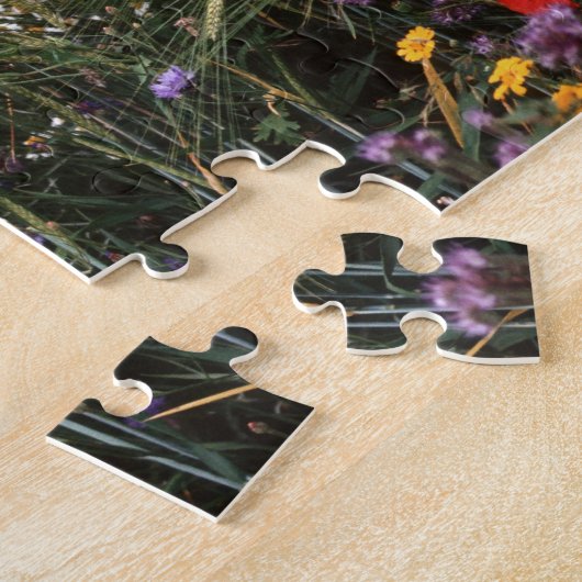 Wilde bloemen legpuzzel (Zijkant)