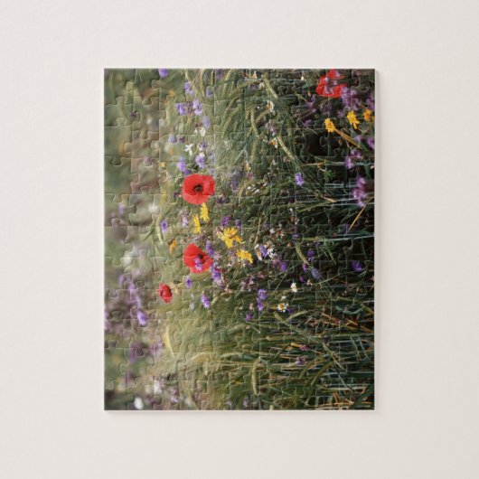 Wilde bloemen legpuzzel (Verticaal)