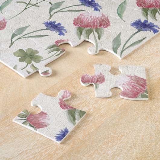 Wilde bloemen legpuzzel (Zijkant)