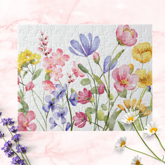 wilde bloemen legpuzzel
