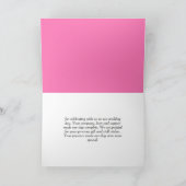 Wilde bloemen lente bloemstuk bedankje bedankkaart (Binnen)