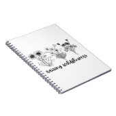 wilde bloemen / lente / lenteseizoen notitieboek (Rechterzijde)