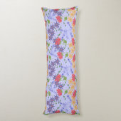 Wilde bloemen lichaamskussen (Achterkant (Verticaal))