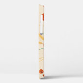 Wilde bloemen: licht achtergrondpatroon. Case-Mate iPhone case (Achterkant / Links)