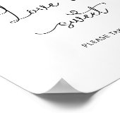 Wilde bloemen Liefde neemt een Poster voor de beha (Hoek)