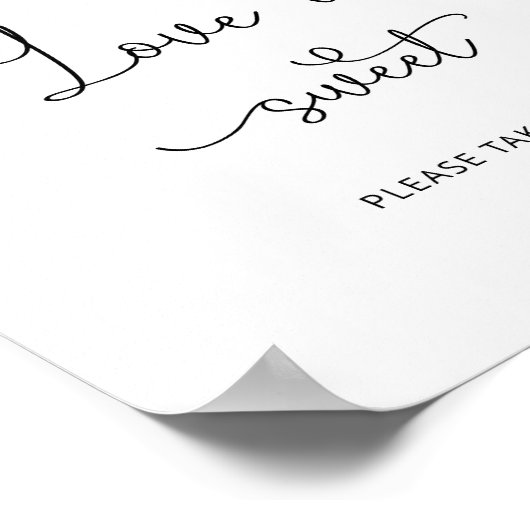 Wilde bloemen Liefde neemt een Poster voor de beha (Hoek)