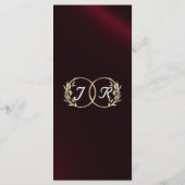 Wilde Bloemen & Lint - Bourgondië Bruiloft Menu (Achterkant)