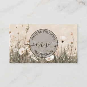 Wilde Bloemen Logo Visitekaartje