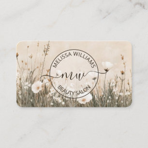 Wilde Bloemen Logo Visitekaartje