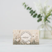 Wilde Bloemen Logo Visitekaartje (Staand voorkant)