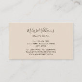 Wilde Bloemen Logo Visitekaartje (Achterkant)