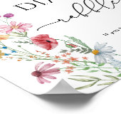 Wilde Bloemen Luier Raffle Poster (Hoek)
