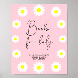 Wilde Bloemen Madeliefjes - boeken voor baby Poster