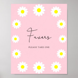 Wilde Bloemen Madeliefjes - Favorieten Poster