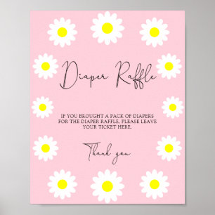 Wilde bloemen Madeliefjes - Luierloterij Poster