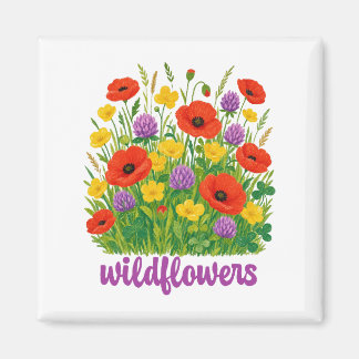 wilde bloemen magneet