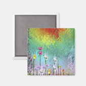 Wilde bloemen magneet (Voorkant / Achterkant)