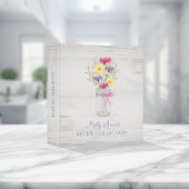 Wilde Bloemen Mason Jar Paarse Landelijke Recepten