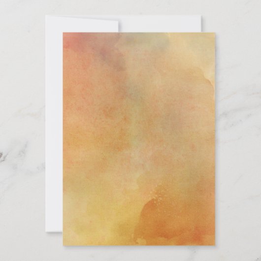 Wilde bloemen Meadow Elegant Summer Vrijgezellenfe Kaart (Achterkant)