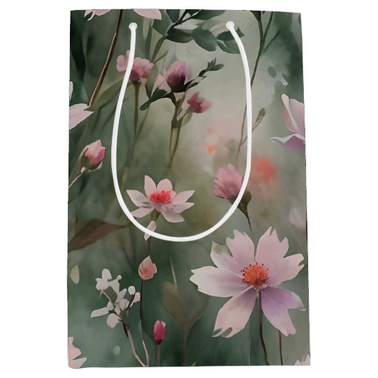  wilde bloemen medium cadeauzakje (Voorkant)