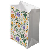 Wilde Bloemen Medium Cadeauzakje (Voorkant Gekanteld)