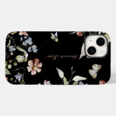 Wilde bloemen Meel Bumble Bee. | Monogram Case-Mate iPhone Case (Achterkant (horizontaal))