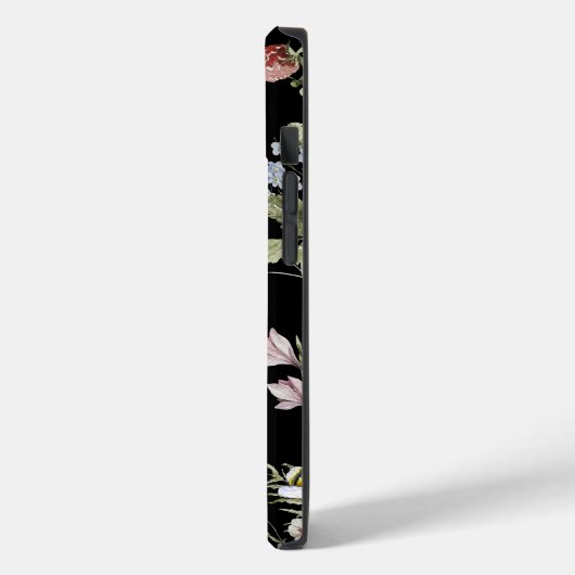 Wilde bloemen Meel Bumble Bee. | Monogram Case-Mate iPhone Case (Achterkant / Links)