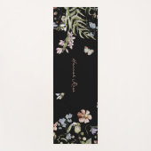 Wilde bloemen Meel Bumble Bee. | Monogram Yogamat (Voorkant)