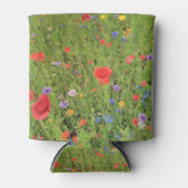 Wilde bloemen mengen Aangepaste Koelbox Blikjeskoeler (Voorkant)