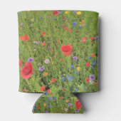 Wilde bloemen mengen Aangepaste Koelbox Blikjeskoeler (Achterkant)