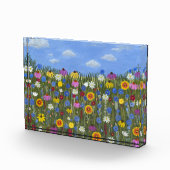 Wilde bloemen met Madeliefjes Fotoblokken (Rechts)