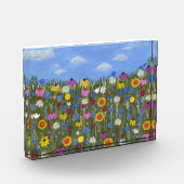 Wilde bloemen met Madeliefjes Fotoblokken (Links)
