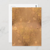 Wilde bloemen met Oranje gloed Briefkaart (Voorkant / Achterkant)